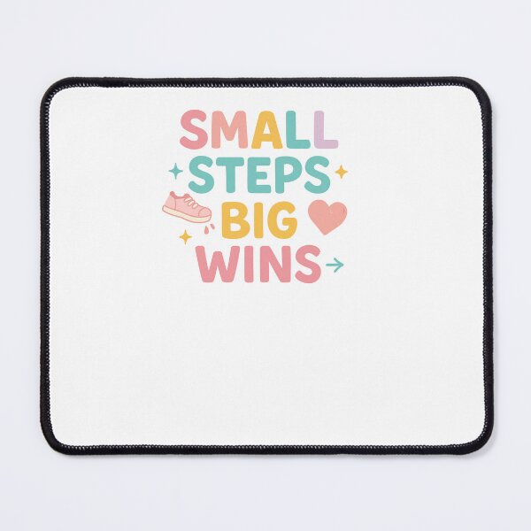Item preview, Small Steps Big Wins – Pastel Motivation designed and sold by shinelikevenus.