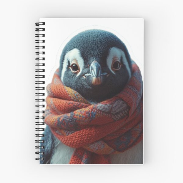 Item preview, Cozy Winter Penguin in Scarf designed and sold by MiniPrintMagic.