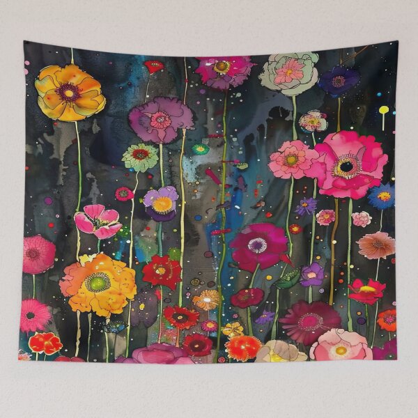 Aperçu de l'œuvre Jardin de fleurs de Gustav Klimt créée et vendue par meldefiart.
