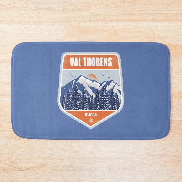 Item preview, Val Thorens France – Snowy Mountain Winter Badge designed and sold by CynthiaGraphics.