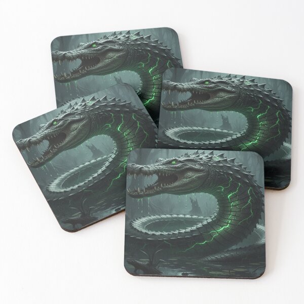 Item preview, A terrifying fusion of a crocodile and a venomous snake designed and sold by Artivex-graphic.
