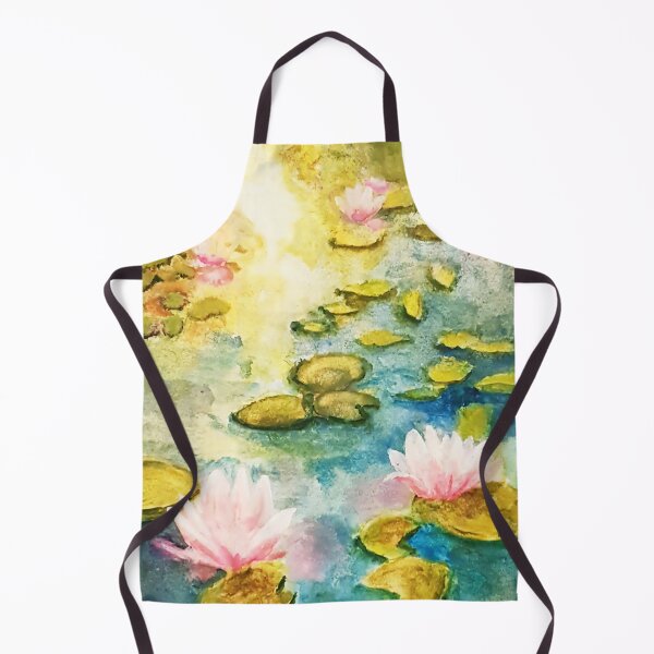 Item preview, Waterlilies in the golden hour - where light turns into magic designed and sold by ZiehrArt.