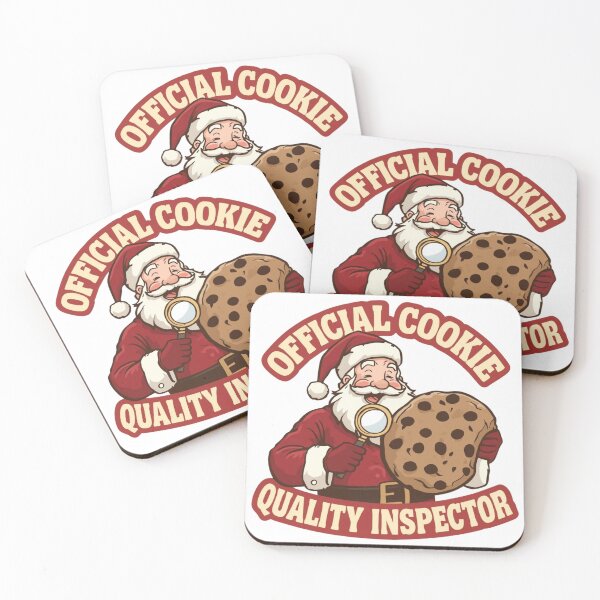 Item preview, Official Cookie Quality Inspector – Funny Santa Baking Design designed and sold by VandJStore.