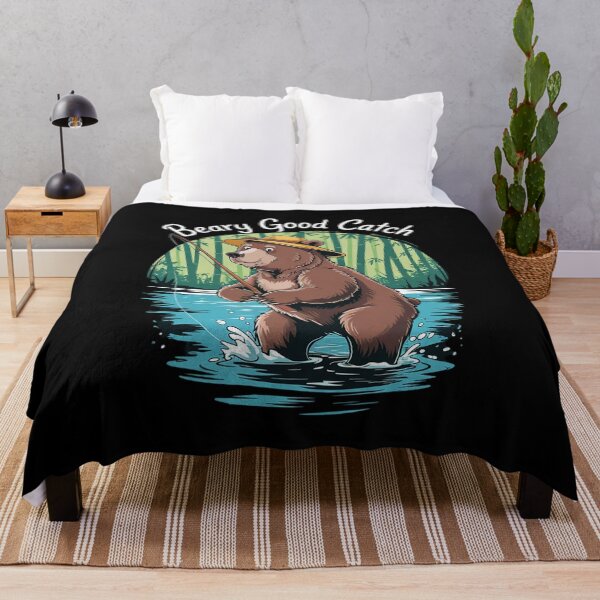 Item preview, Fishing Bigfoot Sasquatch for Men and Kids designed and sold by lilLilaBatArt.
