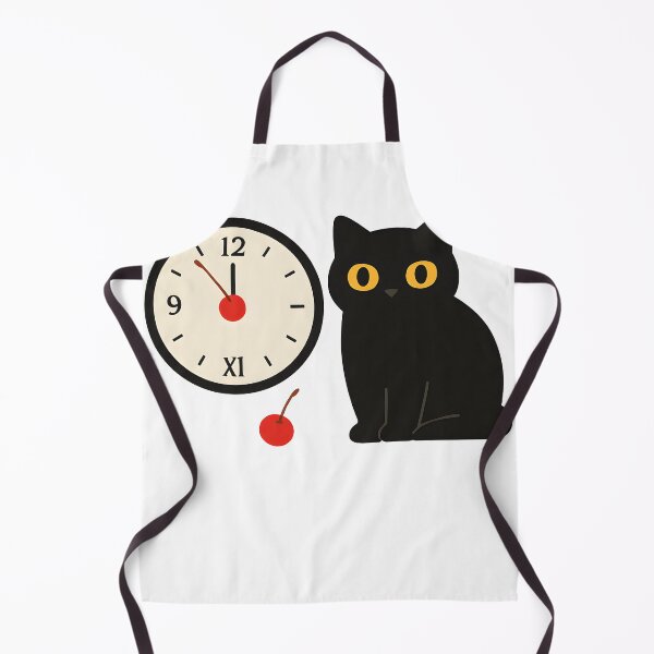 Item preview, New Year, Same Cherry – Midnight Cherry Countdown Cat designed and sold by InNyutLab.