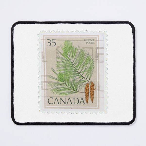 Item preview, Vintage Canadian Fern Flower Postage Stamp designed and sold by red-amber65.