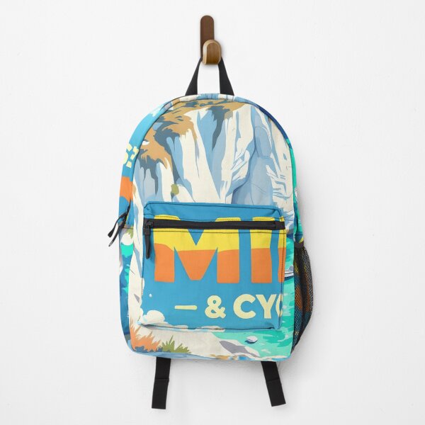 Item preview, Milos, Cyclades, Greece: Vintage-Style Painterly Travel Poster designed and sold by LSVart.