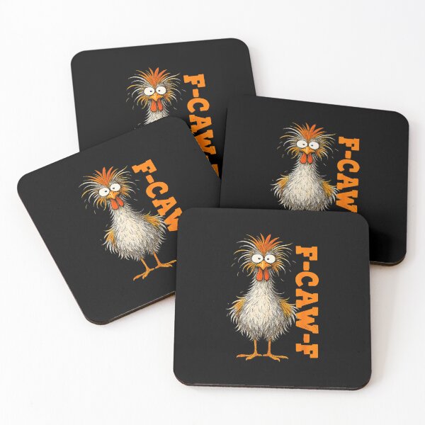 Aperçu de l'œuvre F Caw F Poulet Fcawf Mème drôle créée et vendue par tadmercado.