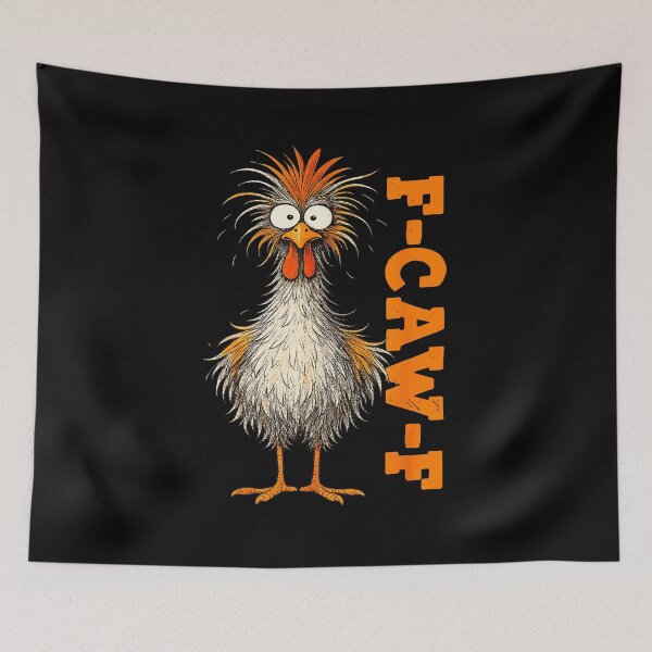 Item preview, F Caw F Pollo Fcawf Meme Divertido designed and sold by tadmercado.