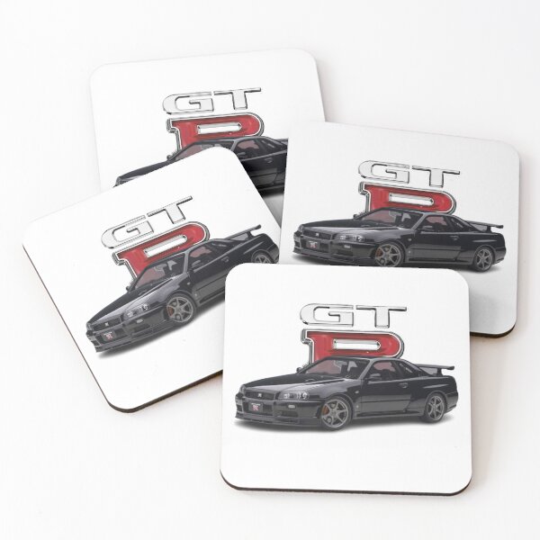Item preview, Nissan GT-R R34 JDM Legend – Classic Skyline Car Art designed and sold by GEARSHIFT GRAPHICS.