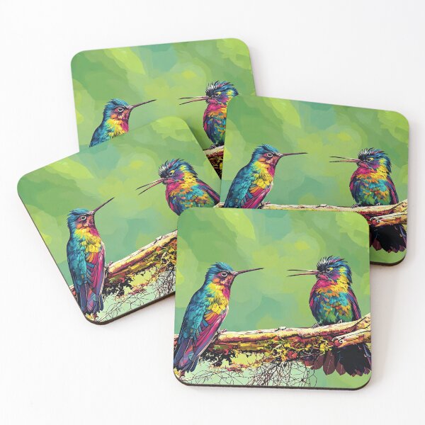 Item preview, Pair of Hummingbirds designed and sold by tomorrowsart.