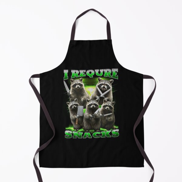 Item preview, I Require Snacks Raccoon Funny designed and sold by Pawrizzma POD.