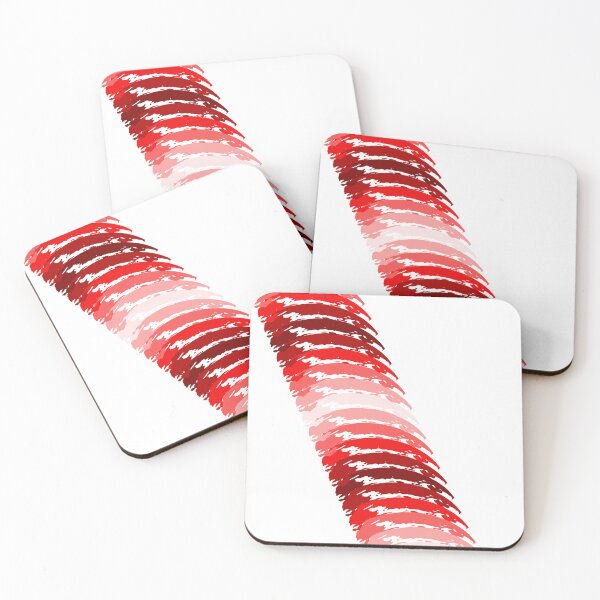 Item preview, Red brush stroke design designed and sold by serenebookworm.