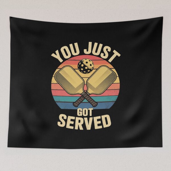 Item preview,  Pickleball-You Just Got Served  designed and sold by lilLilaBatArt.