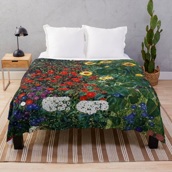 Item preview, Gustav Klimt Flower Garden designed and sold by meldefiart.
