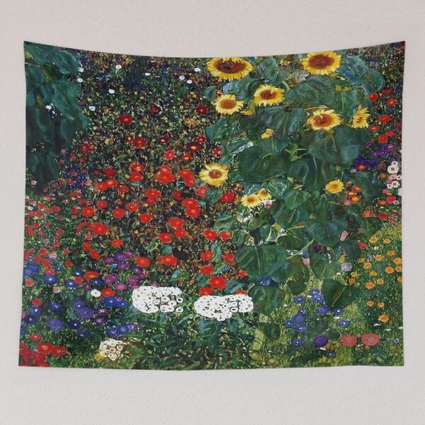 Item preview, Gustav Klimt Flower Garden designed and sold by meldefiart.