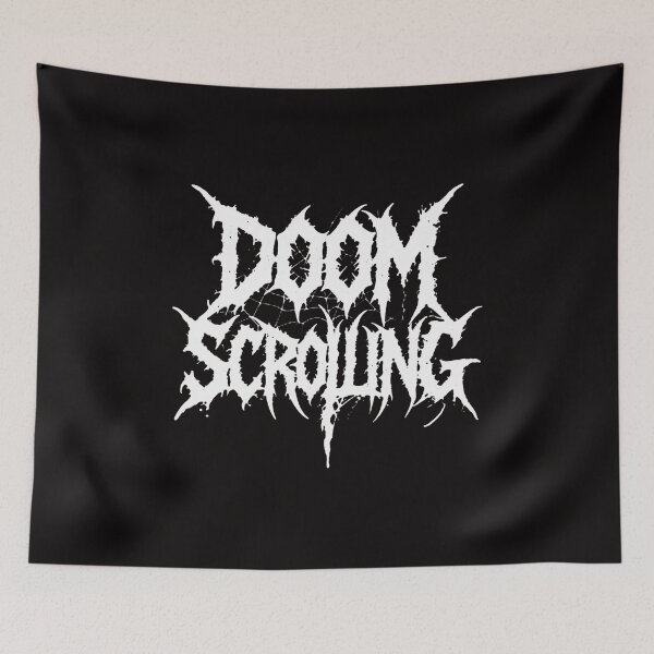 Artikelvorschau, Death Metal Doom Scroll entworfen und verkauft von SynthStitch.