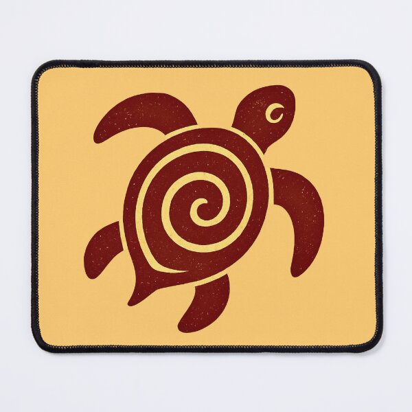 Item preview, Honu Spiral Shell - Hawaiian Tribal Sea Turtle Symbol designed and sold by Myra365Art.