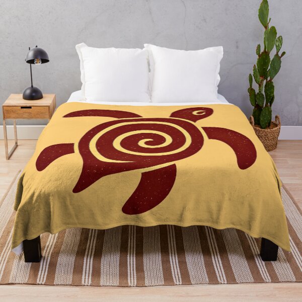 Item preview, Honu Spiral Shell - Hawaiian Tribal Sea Turtle Symbol designed and sold by Myra365Art.