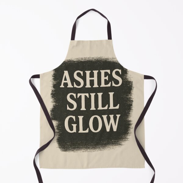 Item preview, Ashes Still Glow – Christian Hope & Revival Typography Art designed and sold by astersgraphics.