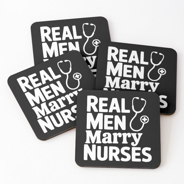 Item preview, Real Men Marry Nurses designed and sold by Frank Ring.
