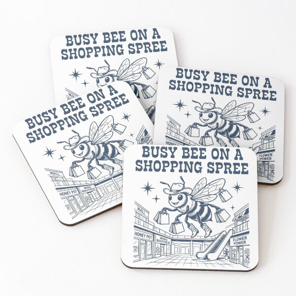 Item preview, Busy Bee on a Shopping Spree designed and sold by MiSC Studio.