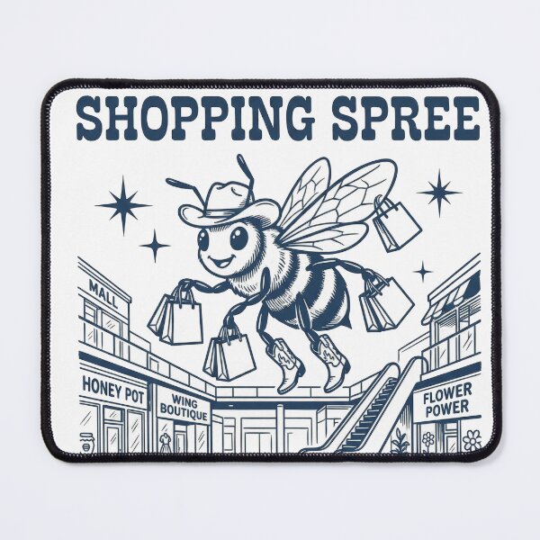 Item preview, Busy Bee on a Shopping Spree designed and sold by MiSC Studio.