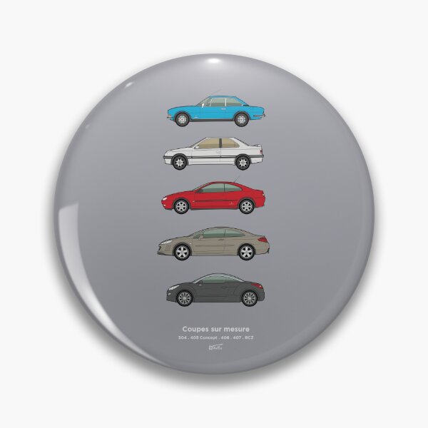 Item preview, Pug coupes classic car collection designed and sold by RJWautographics.