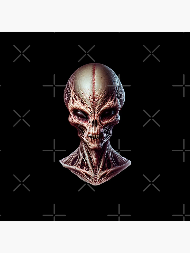 Thumbnail 3 of 3, Pin, Horror Alien designed and sold by ReneMM.
