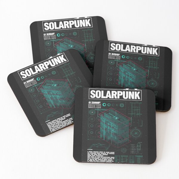 Item preview, Solarpunk: Isometric Blueprint View designed and sold by Raw-Ink.