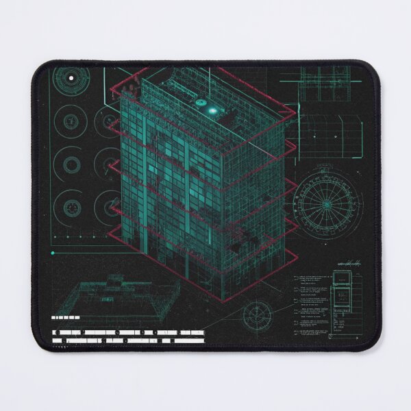 Item preview, Solarpunk: Isometric Blueprint View designed and sold by Raw-Ink.