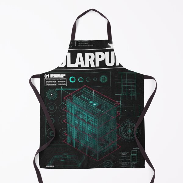 Item preview, Solarpunk: Isometric Blueprint View designed and sold by Raw-Ink.