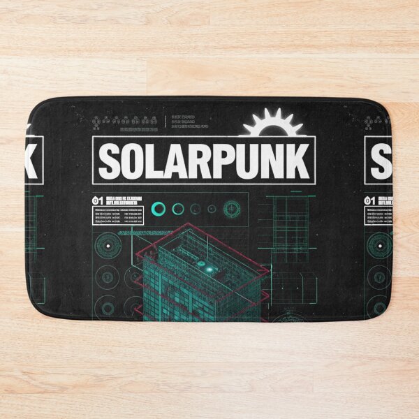 Item preview, Solarpunk: Isometric Blueprint View designed and sold by Raw-Ink.
