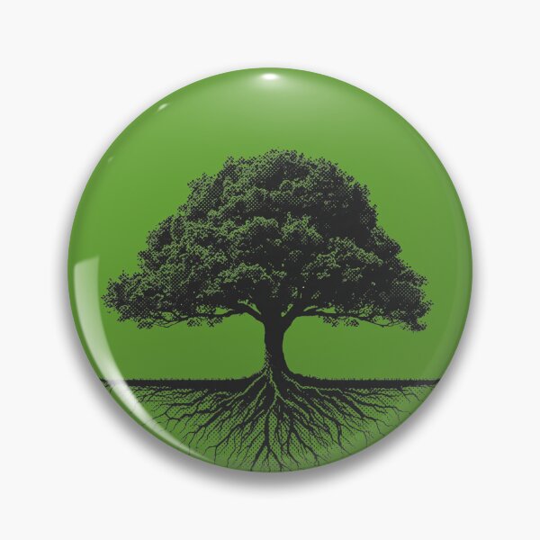 Item preview, Majestic tree with semi-toned roots. designed and sold by AratingaCreativ.