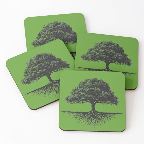Item preview, Majestic tree with semi-toned roots. designed and sold by AratingaCreativ.