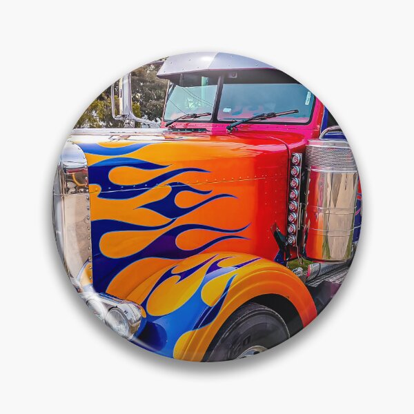 Item preview, Flaming Truck Delivery - Epsom, Victoria, Australia designed and sold by Steven Jodoin.