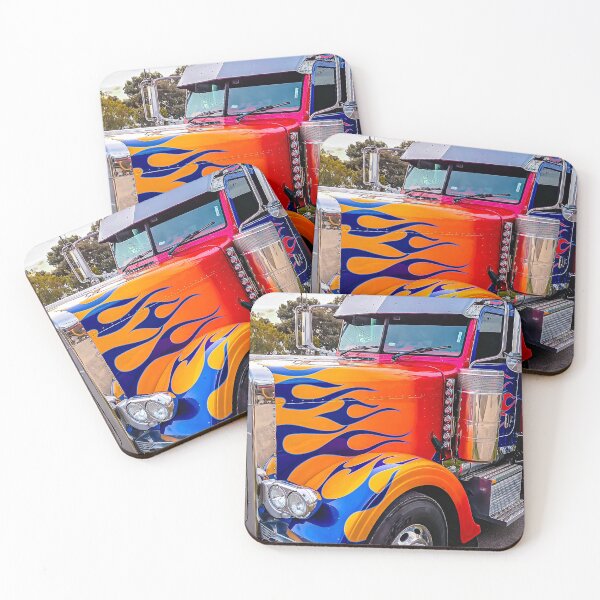 Item preview, Flaming Truck Delivery - Epsom, Victoria, Australia designed and sold by Steven Jodoin.