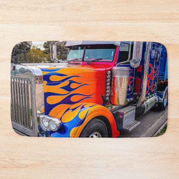 Item preview, Flaming Truck Delivery - Epsom, Victoria, Australia designed and sold by Steven Jodoin.