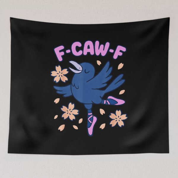 Item preview, F Caw F Wo Crow Fcawf Black Bird Raven  designed and sold by tadmercado.