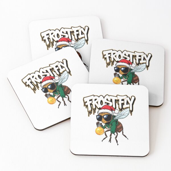 Item preview, Frostfly Christmas Bug – Cool Urban Holiday Fly Art designed and sold by MiszungART.