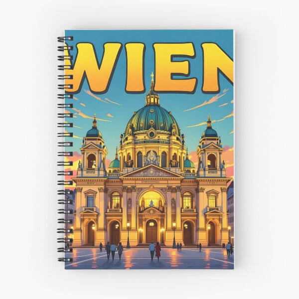 Item preview, Wien, Austria: Vintage-Style Painterly Travel Poster designed and sold by LSVart.