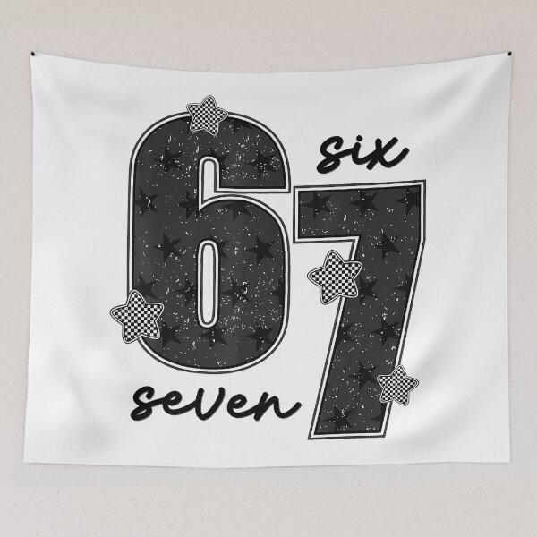 Item preview, Fun Six Seven 6 7 Meme designed and sold by gladysenglish.