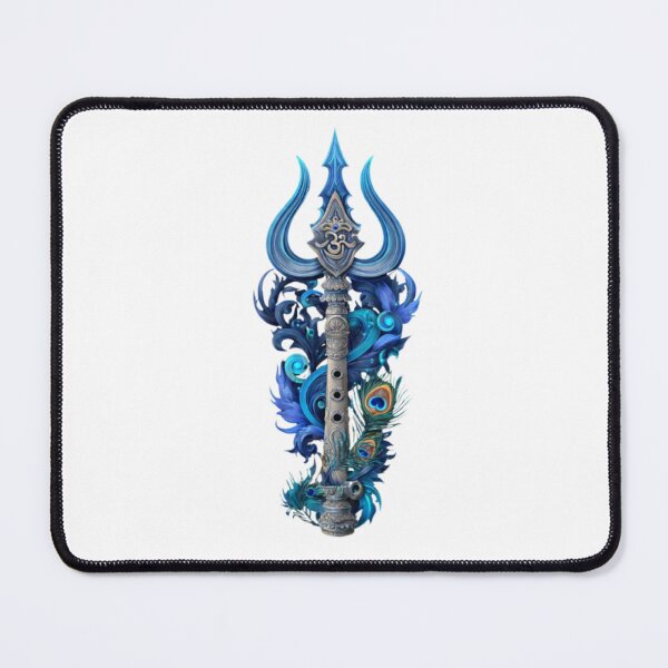 Item preview, Divine Harmony: Shiva-Krishna Spiritual Fusion Tee designed and sold by artistmagicshop.