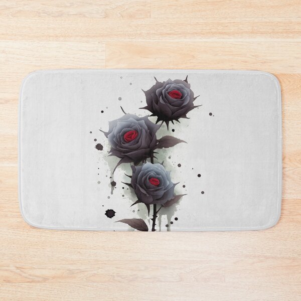 Item preview, Gothic Dark Roses Thorn Stem Floral Art designed and sold by Shoot-The-Moon.
