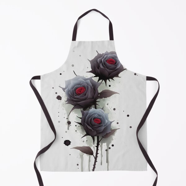 Item preview, Gothic Dark Roses Thorn Stem Floral Art designed and sold by Shoot-The-Moon.