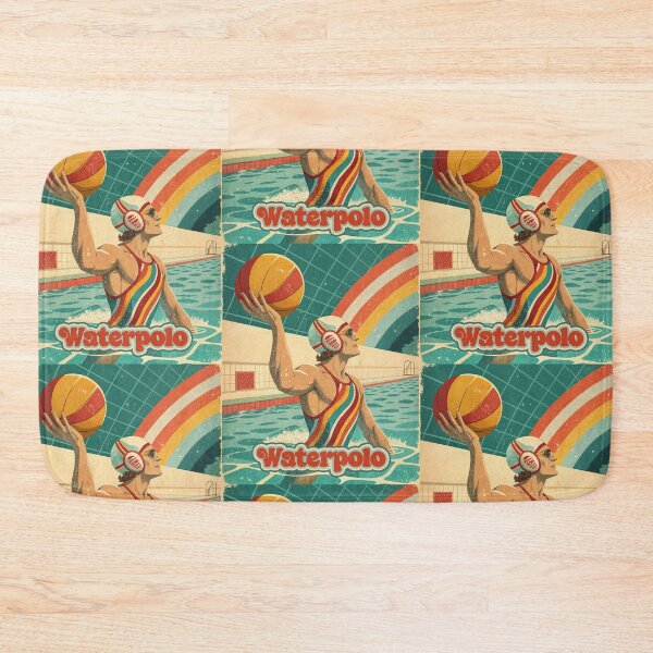 Item preview, Retro Splash: Water Polo Power in Motion designed and sold by ForeverPrintsOK.