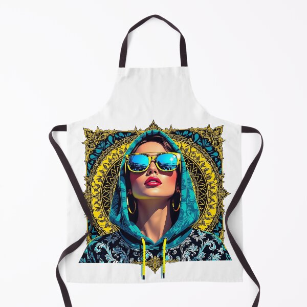 Item preview, Neon Contemplation – Modern Mixed-Media Design designed and sold by Kelvin Hughes Design.