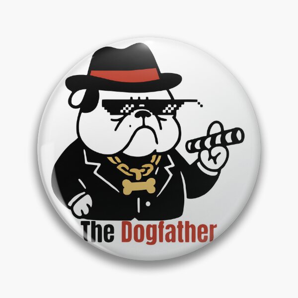 Item preview, The Dogfather Bulldog Boss designed and sold by DrawDrip.