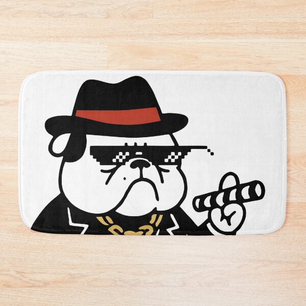 Item preview, The Dogfather Bulldog Boss designed and sold by DrawDrip.