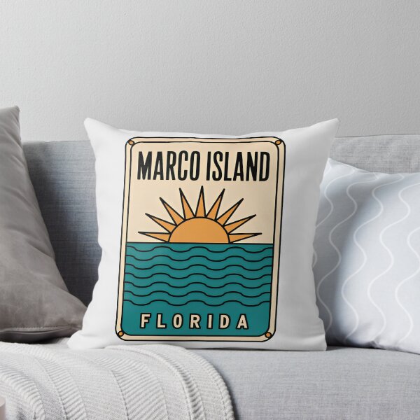 Item preview, Marco Island Florida - Beach Sign designed and sold by TheOldMittenIllustrated.